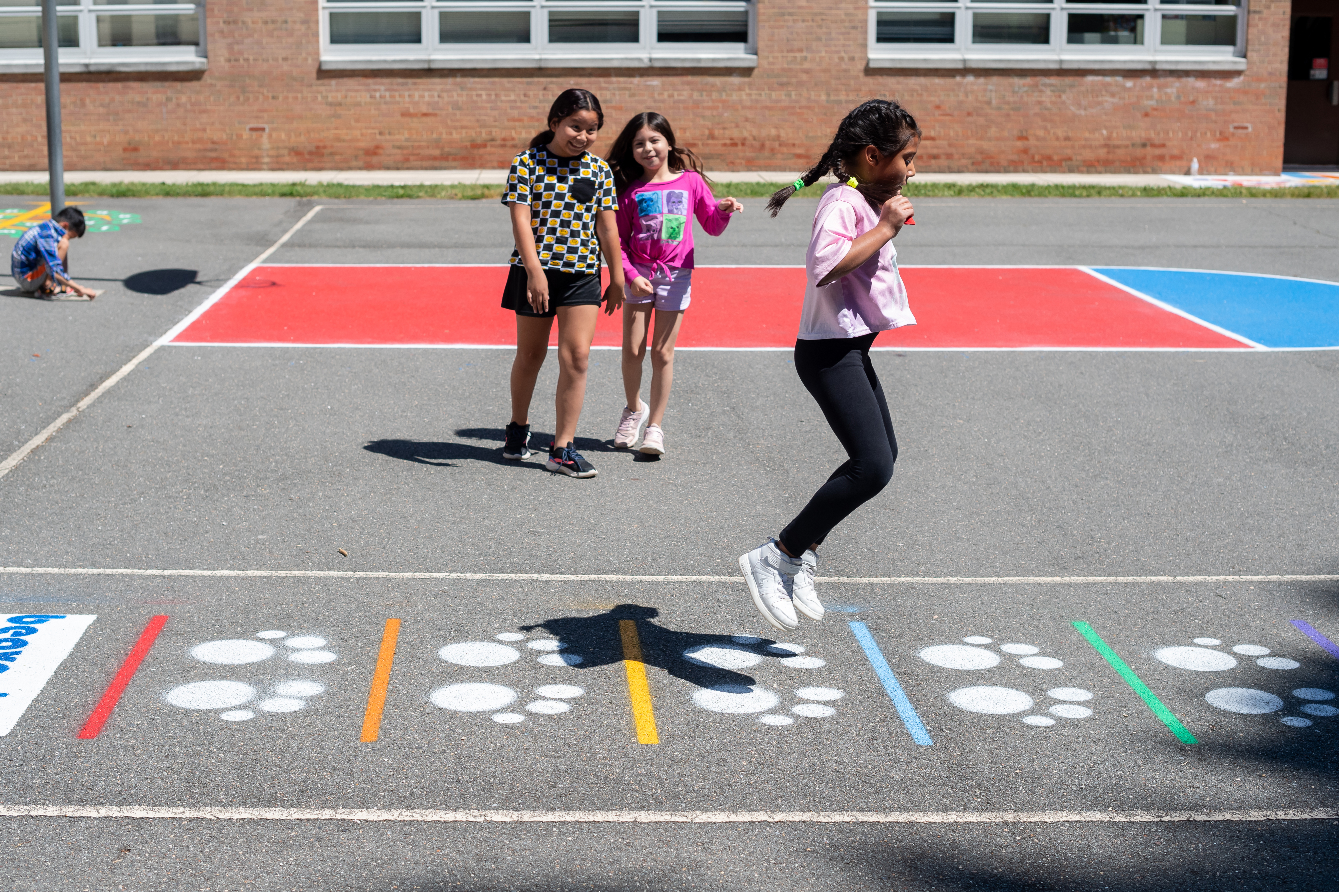 Students enjoy activities at Beech Tree Elementary School. 