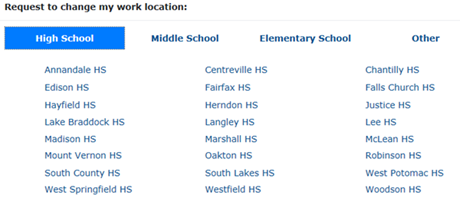 listing of schools slide