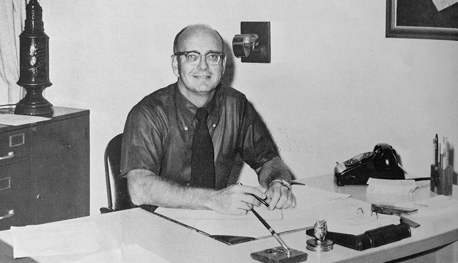 Photograph of the Principal John Earman.