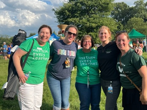 Wolftrap ES community gathers for the Wolftrap Under the Stars event