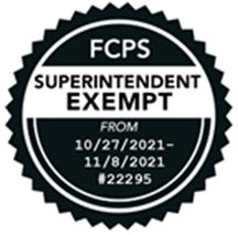 Seal 22295: FCPS Superintendent Exempt from 10/27 - 11/8/2021