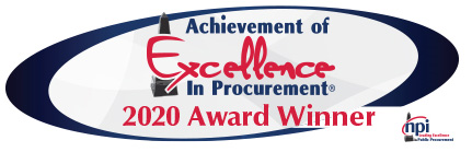 Excellence in Procurement 2020 Award Winner