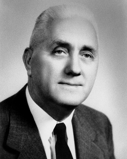 Black and white portrait photograph of Superintendent Woodson.