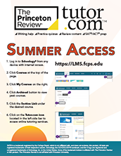 Tutor.com Summer Access Flyer thumbnail