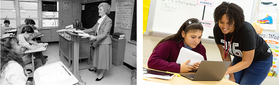 Teachers then and now