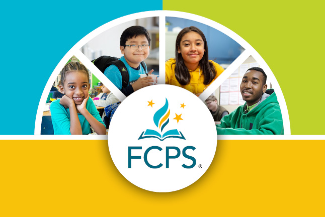 graphic image of students and FCPS logo