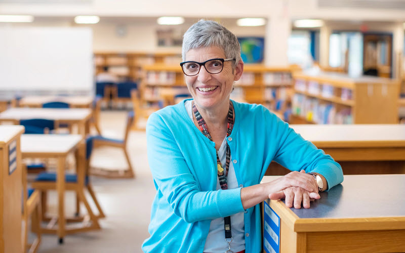 Anne Nolan, Head Librarian at Fairfax High School