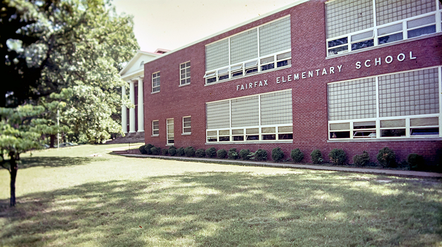 Photograph of Fairfax Elementary School.