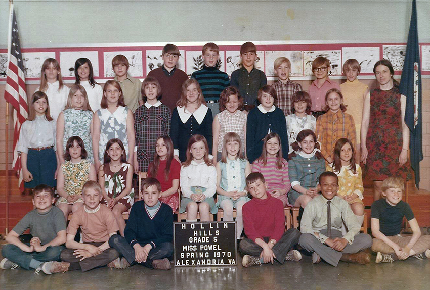 Classroom group portrait.