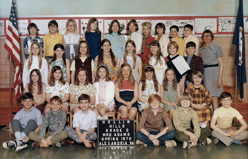 Classroom group portrait.