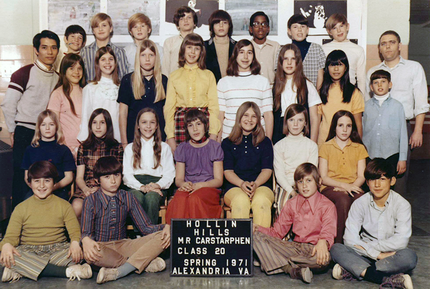 Classroom group portrait.