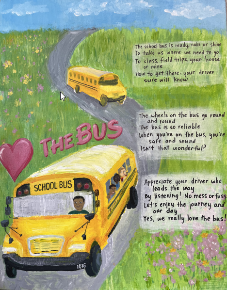 2024 Love the Bus Art Contest winner