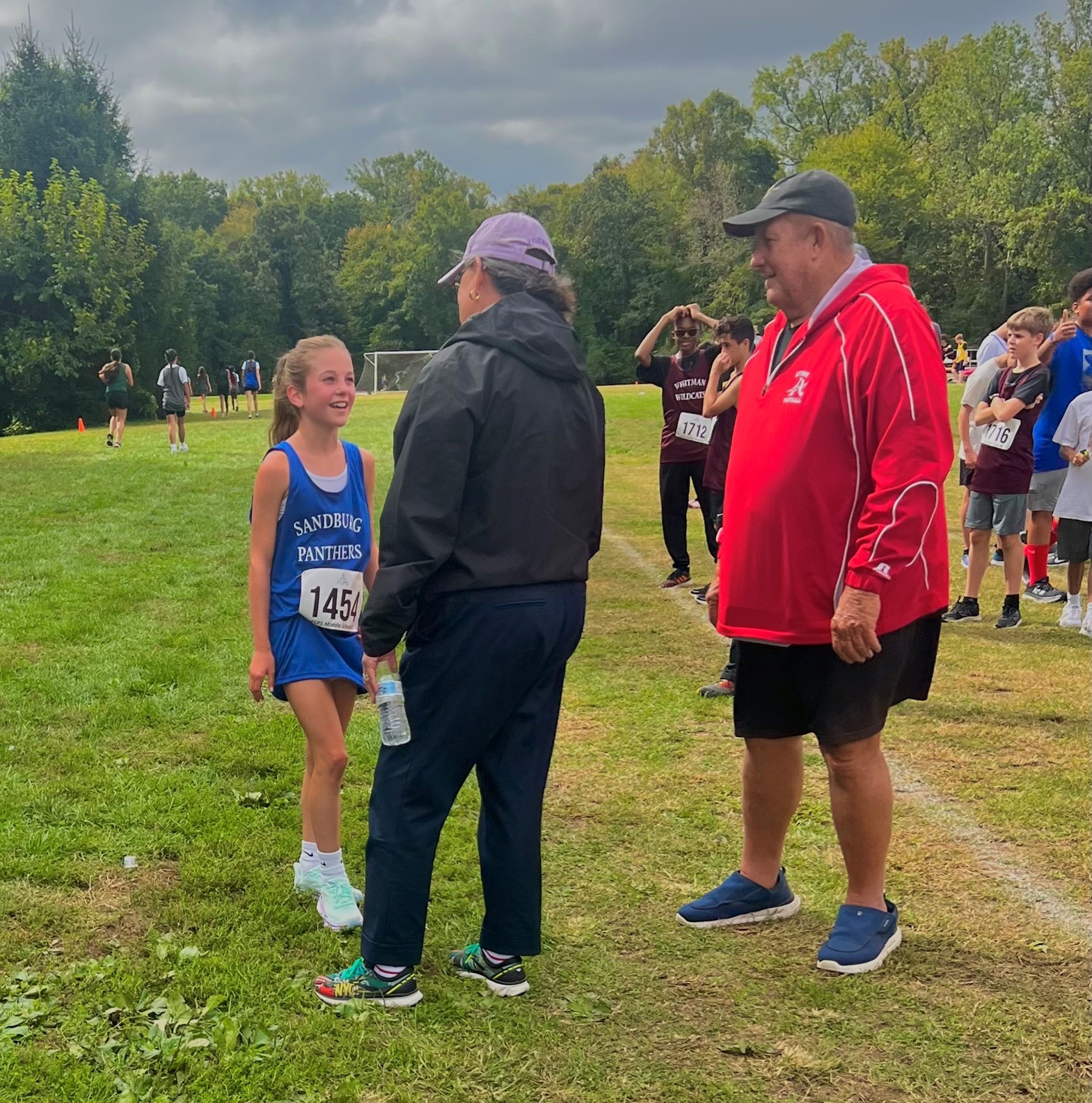 Holmes MS cross country race day