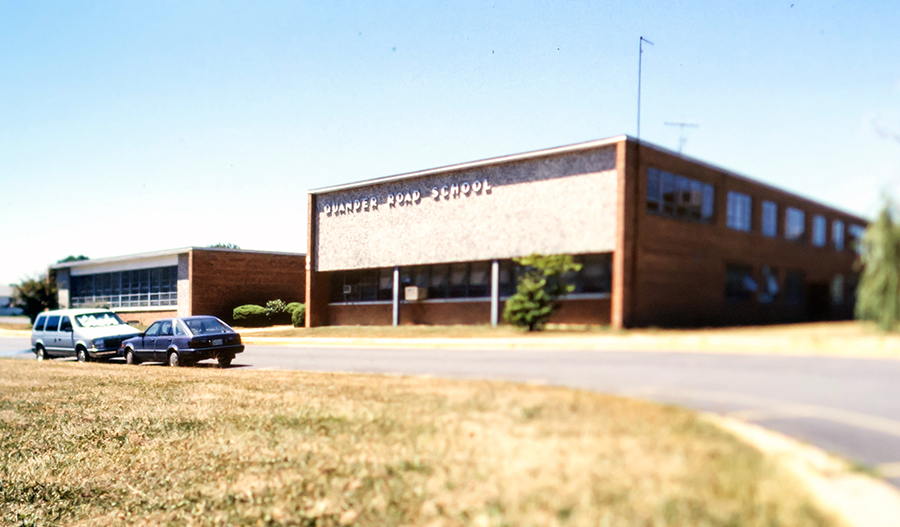 Photograph of the main entrance of Quander Road Center.