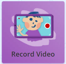 screenshot of the record video button