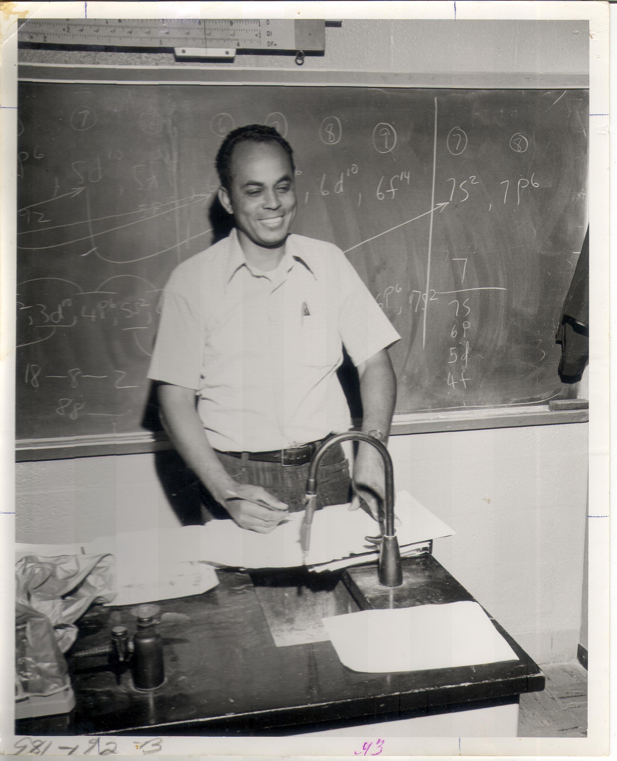 Rufus G. Kelly, Jr., father of FCPS employee Rick Kelly, was a high school chemistry teacher who inspired Rick to consider a career in education.