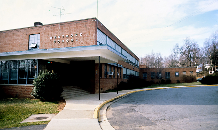 Photograph of the exterior of Westmore Elementary School.