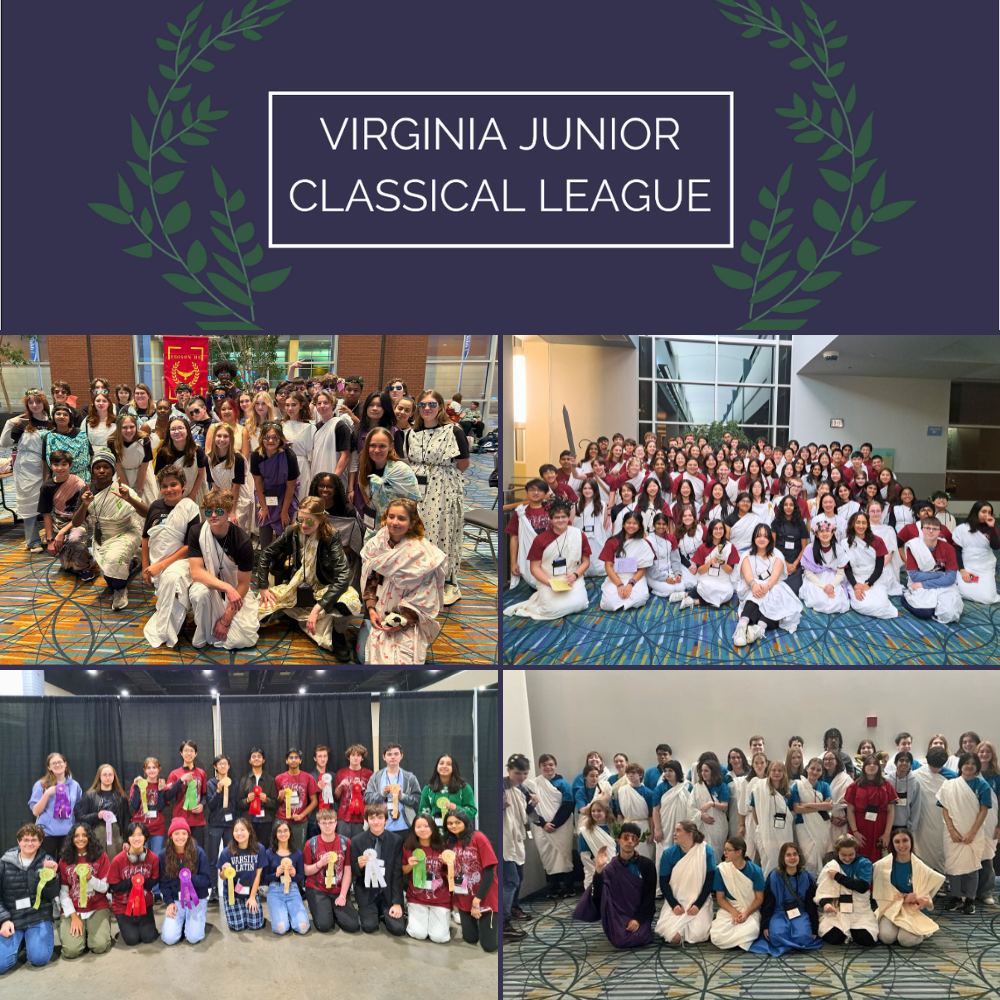 FCPS students competing at the 71st annual Virginia Junior Classical League (VJCL) state Latin convention