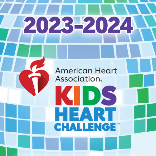 2023-24 American Heart Association Kids Heart Challenge logo