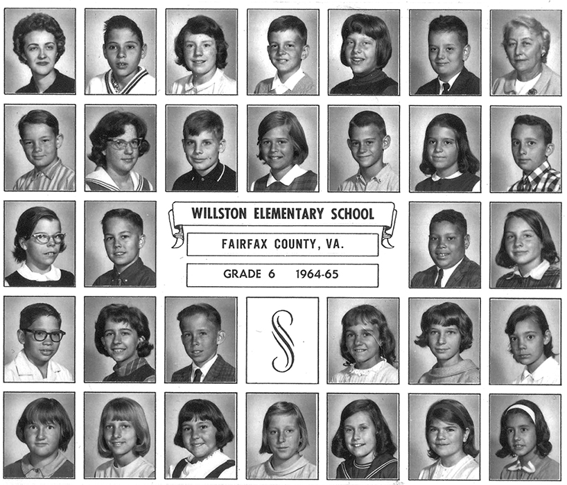 Willston Elementary School class portraits.