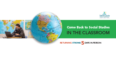 Come Back to Social Studies in the Classroom sign