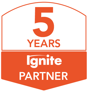 Ignite Partner 5 Year Badge
