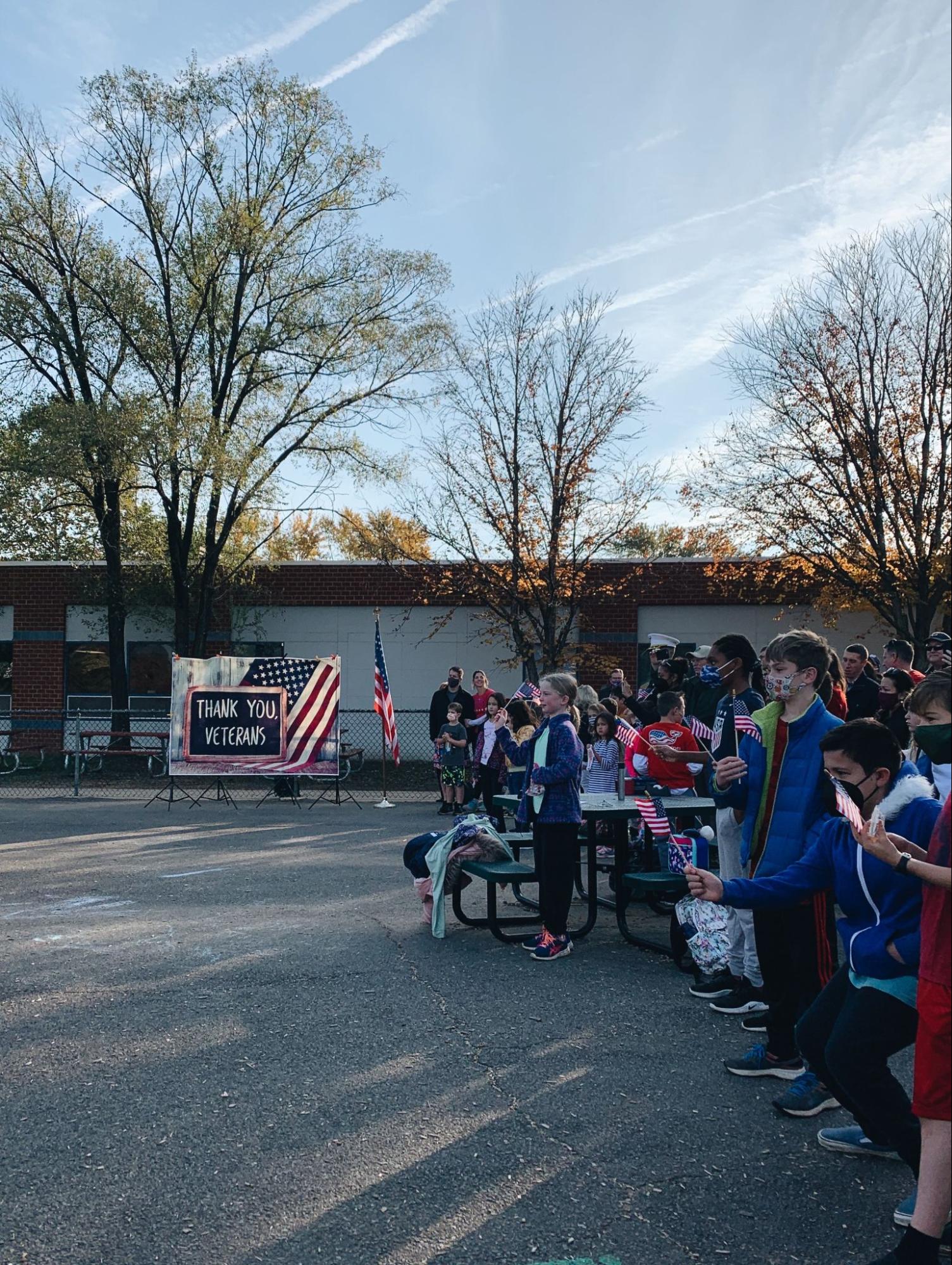 Kent Gardens Elementary celebrates Veterans Day! 
