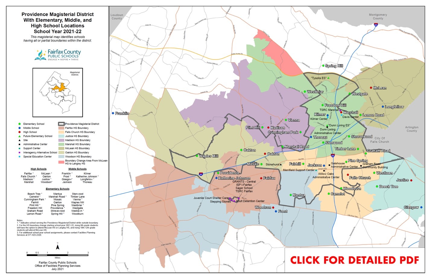 map of Providence magisterial district