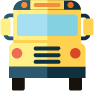 An icon of a school bus